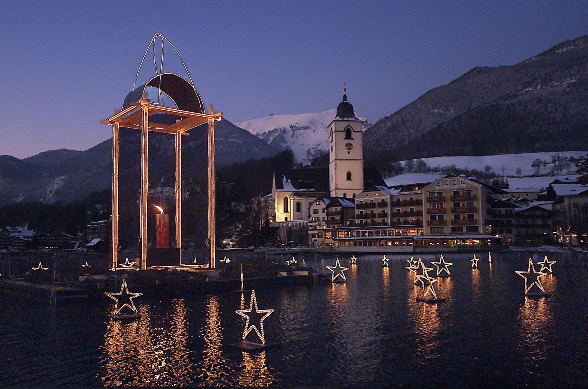 Aberseeblick Pension Ellmauer Saint Wolfgang Екстериор снимка